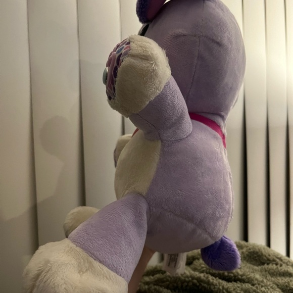 Interactive Purple and Cream Plush Puppy - Picture 2 of 5